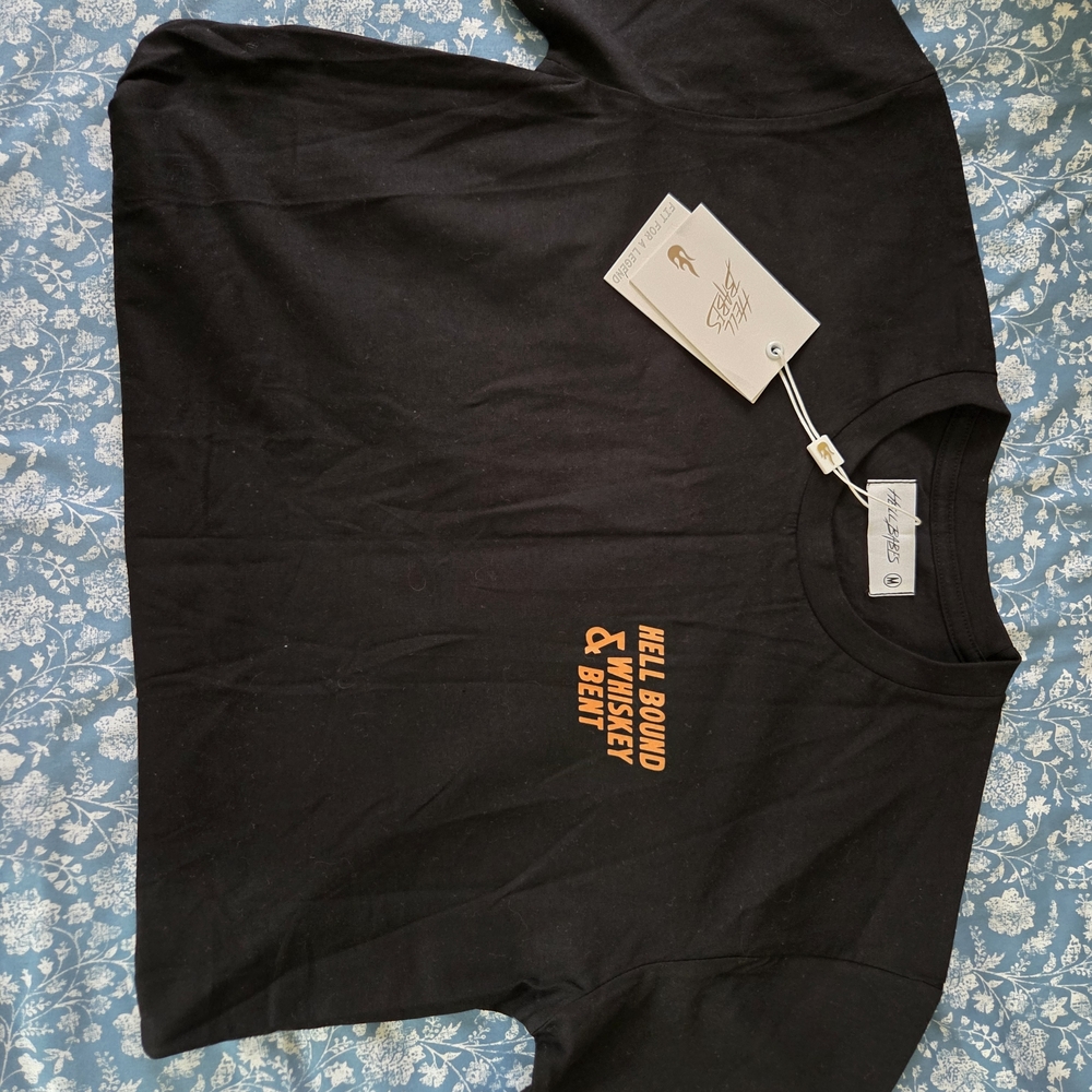 Hell Bound Whiskey & Bent Black Tee
